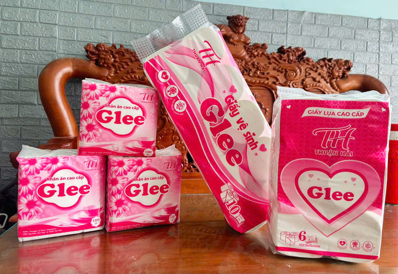 Sản phẩm giấy Glee của Thuận Hải